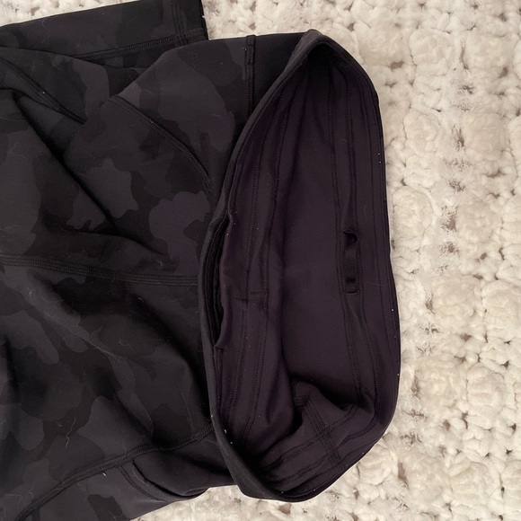 Lululemon fast and free black camo leggings - Picture 10 of 11